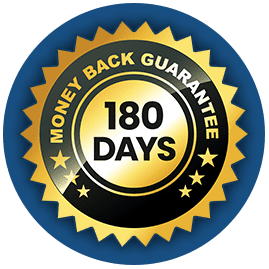 180 Day Money Back Guarantee